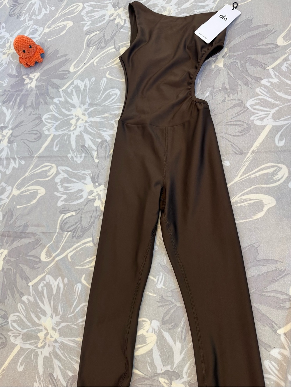 ALO Yoga Brown Cutout Bodysuit
